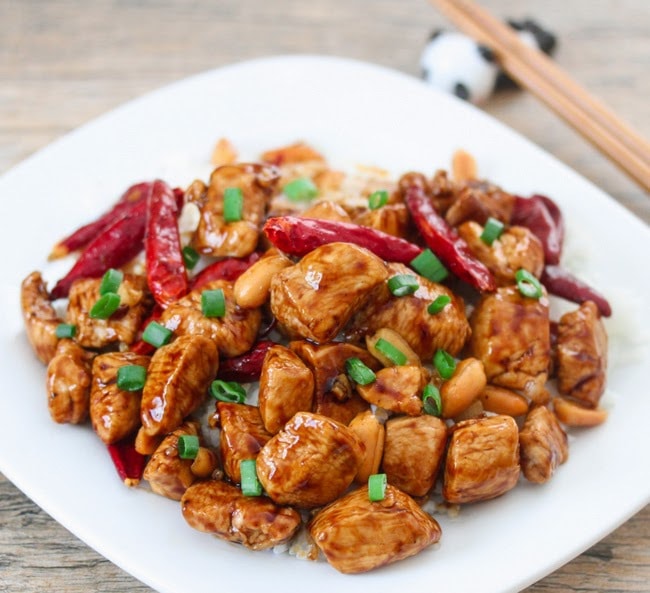 Gong Bao Chicken Pizza