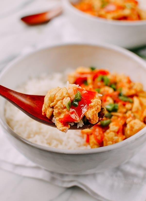 Tomato Rice Stir-Fry