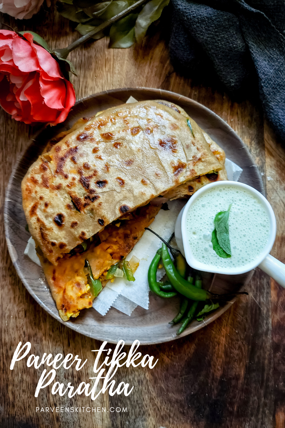 Paneer Tikka Paratha