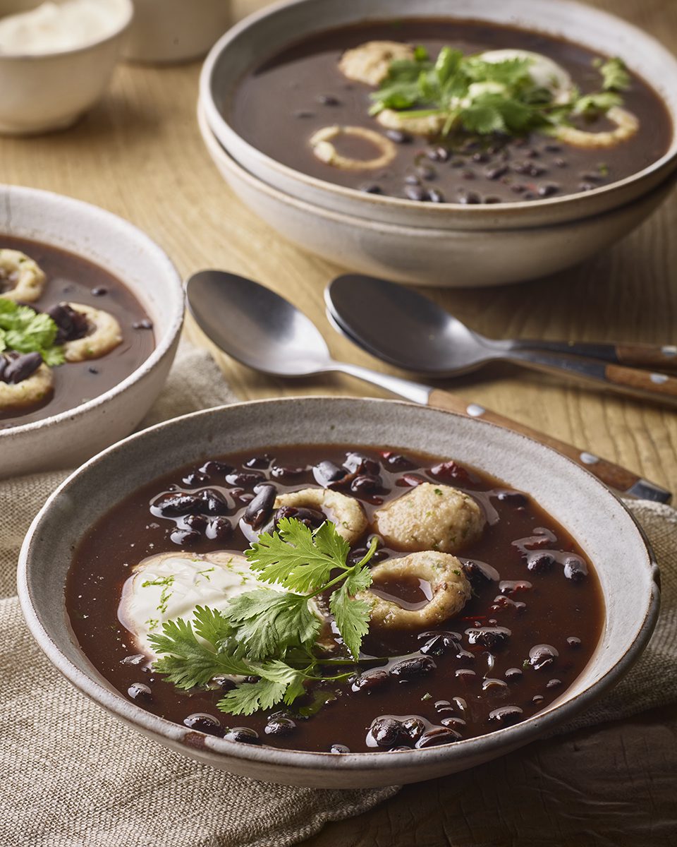 8. Corn and Black Bean Dumplings