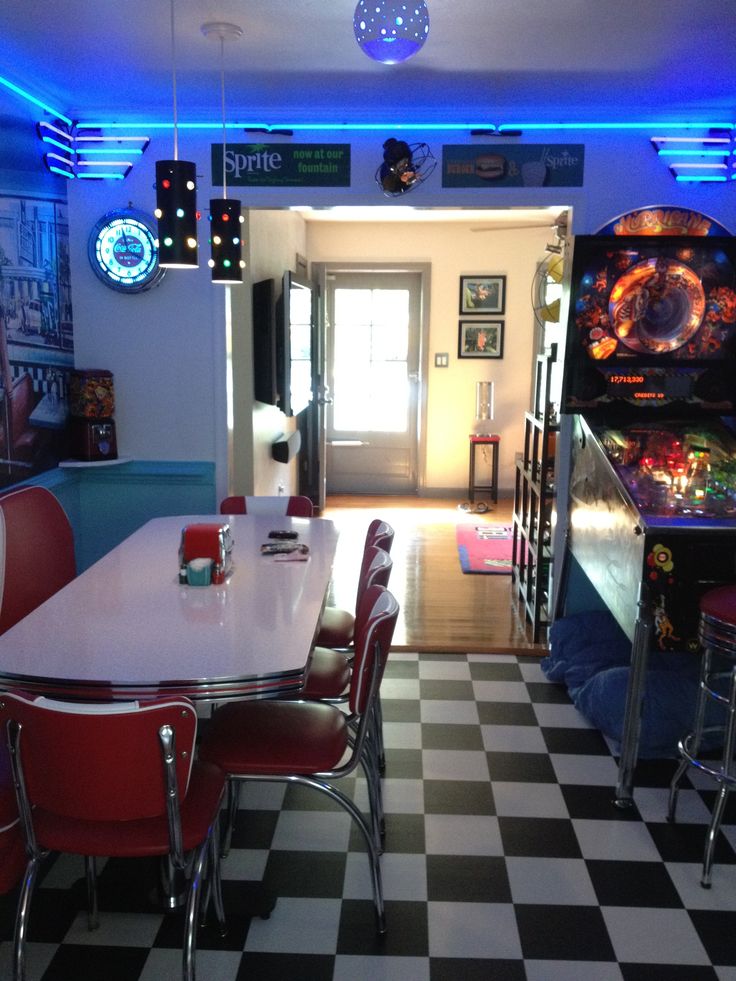 Chic White Kitchen with Retro Diner Booth