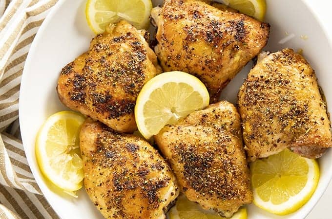Lemon Pepper Chicken Thighs