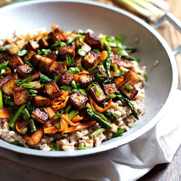 9. Honey Soy Ginger Vegetable Stir-Fry