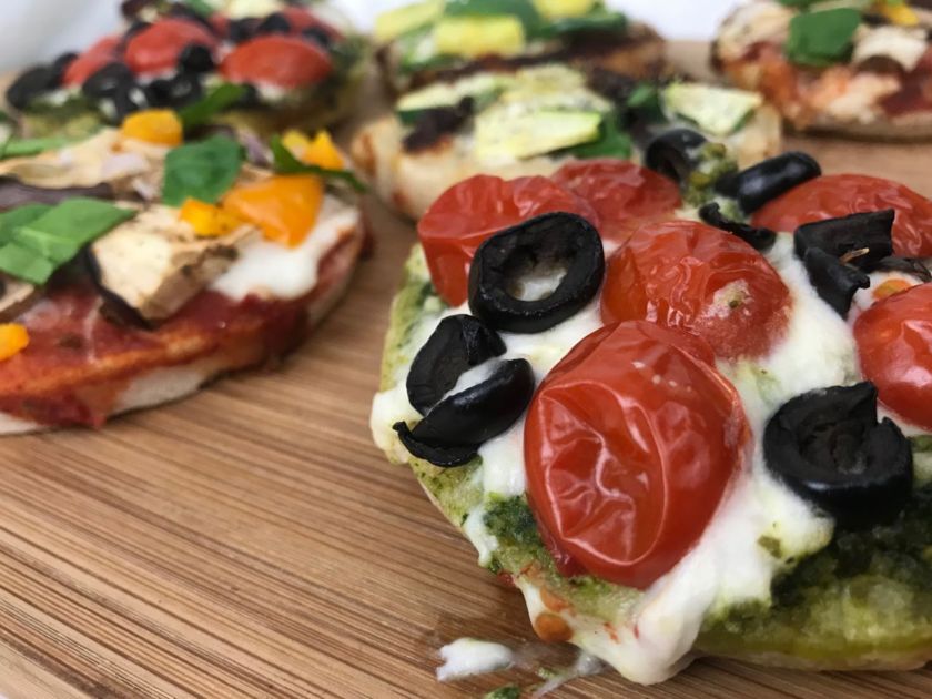 Air Fryer Veggie Pizza