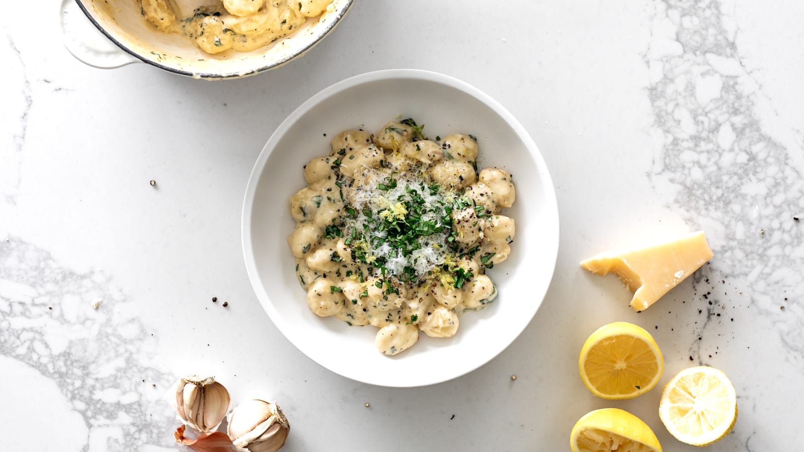 Gnocchi with Lemon Cream Sauce