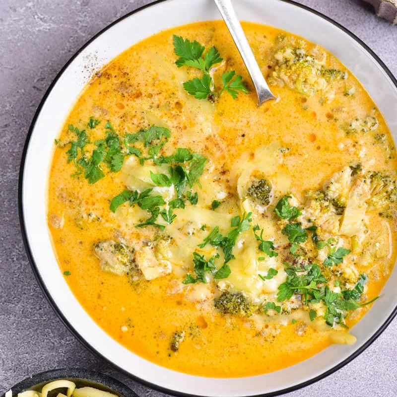Keto Creamy Broccoli Soup
