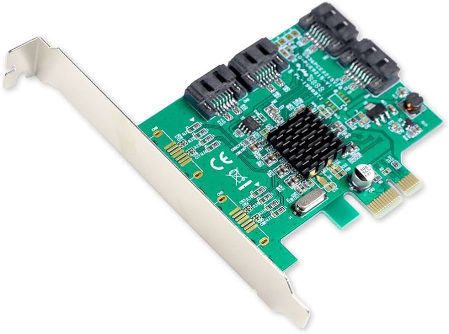 IO Crest 4 Port SATA III PCI-e 2.0 x1 Controller Card