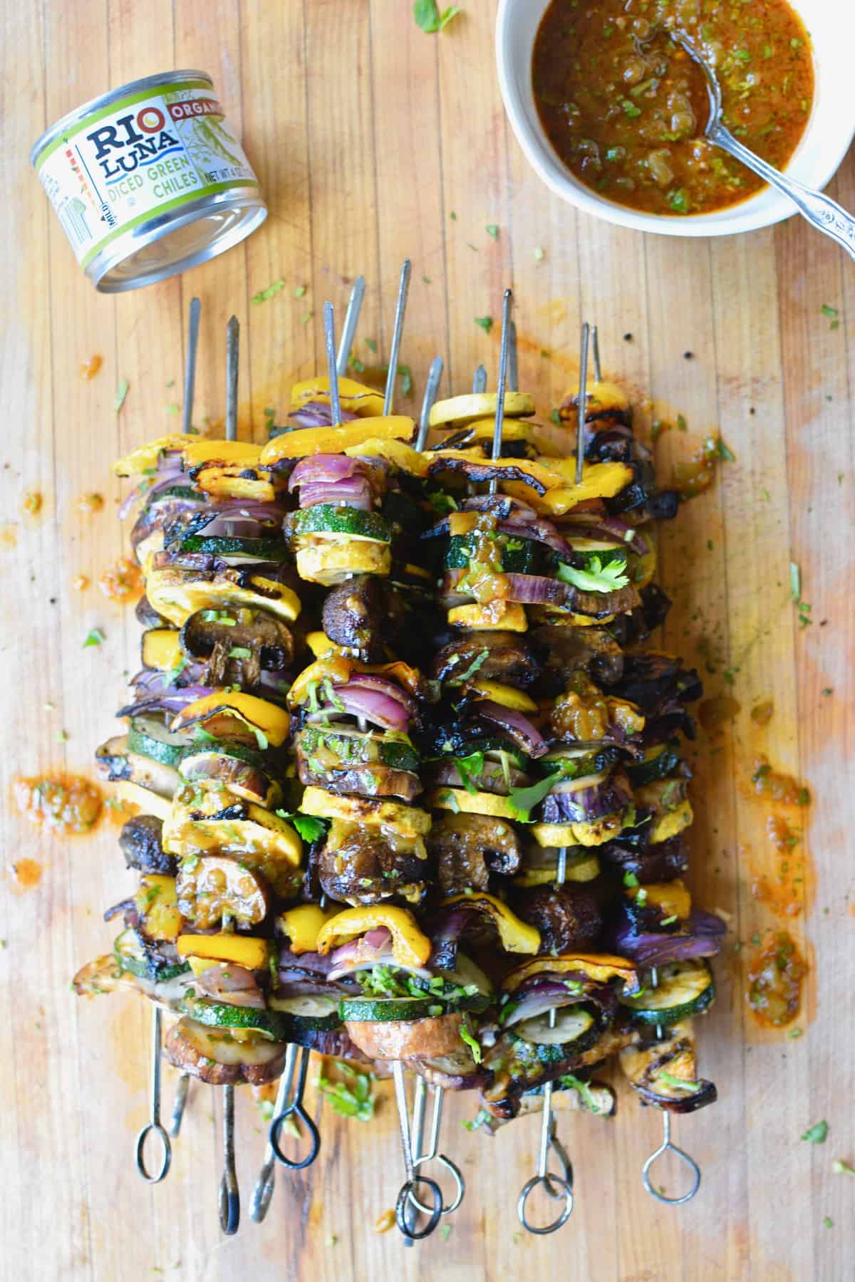 Mexican-style Veggie Skewers