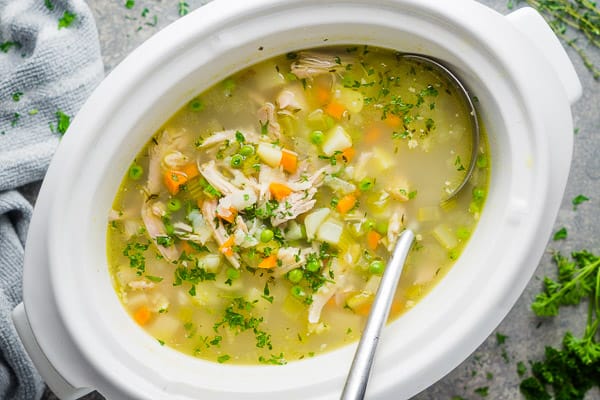 Crockpot Chicken and Vegetable Soup