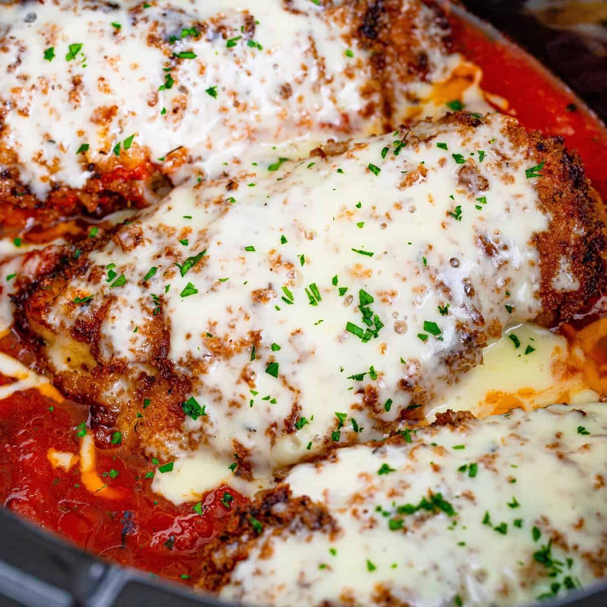 Crockpot Chicken Parmesan