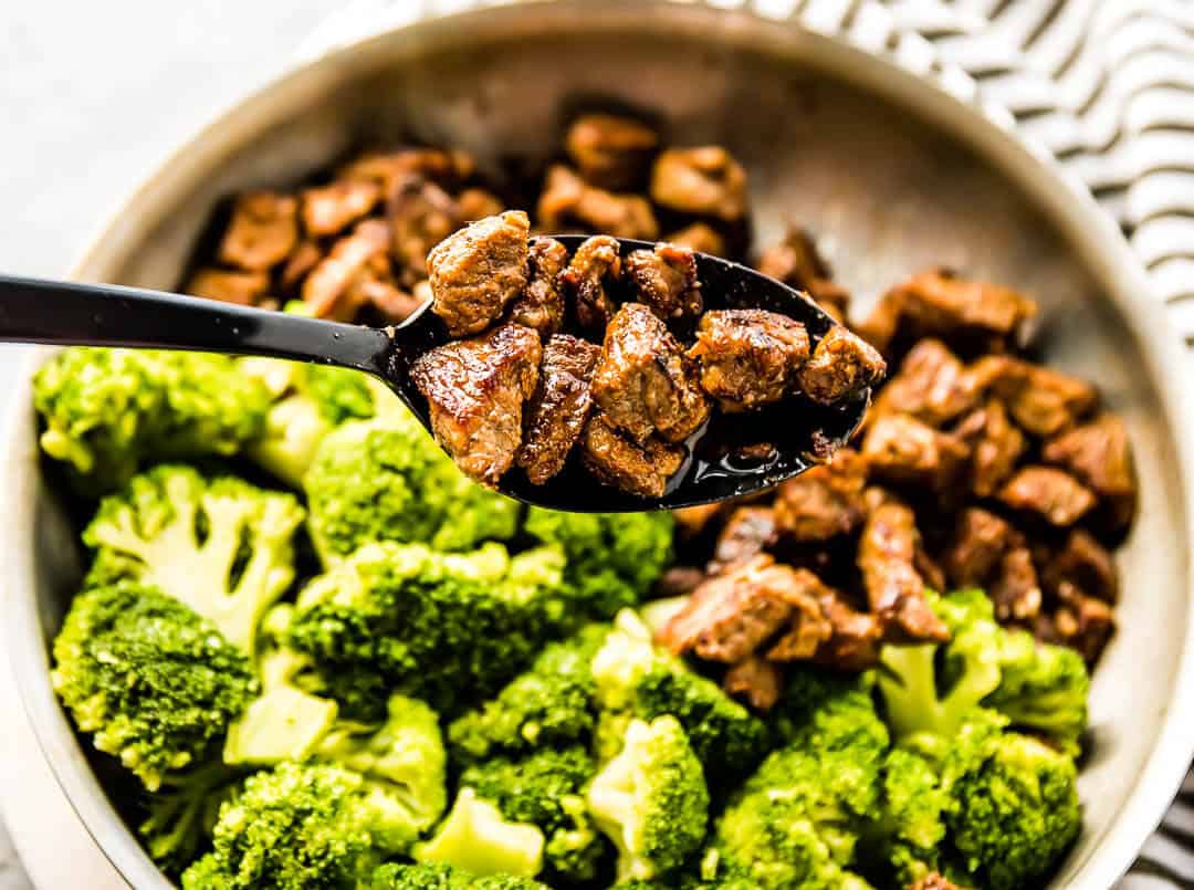 Keto Garlic Butter Steak Bites