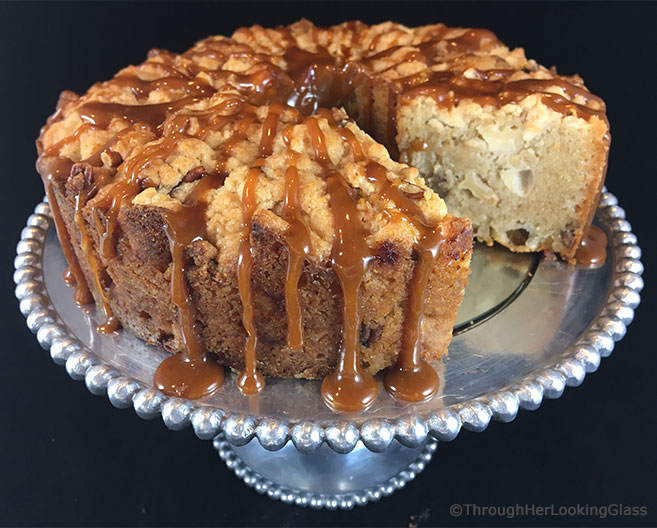 Salted Caramel Apple Cake