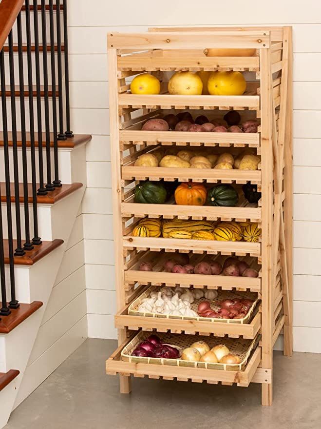 9. Vertical Herb Drying Rack