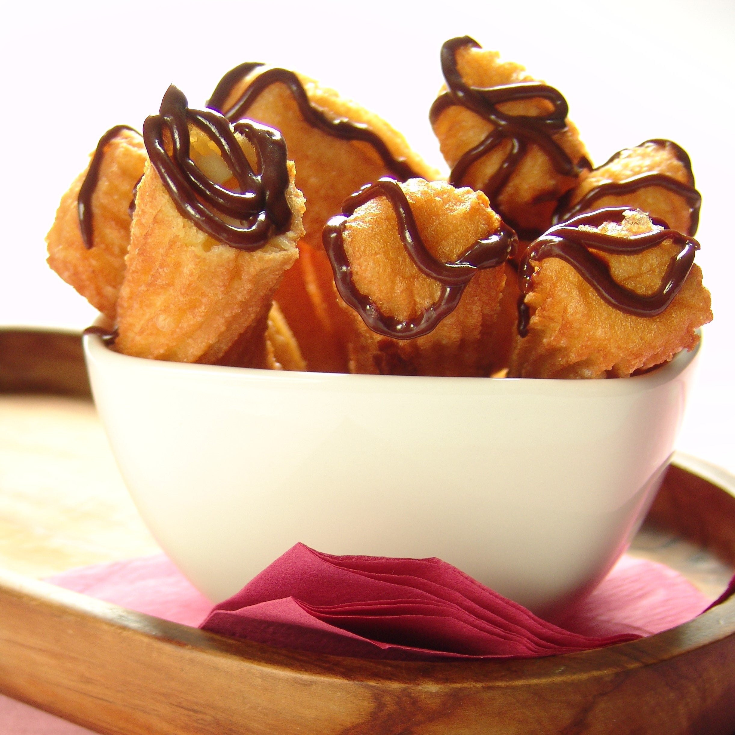 Churros con chocolate - Receta rápida y fácil