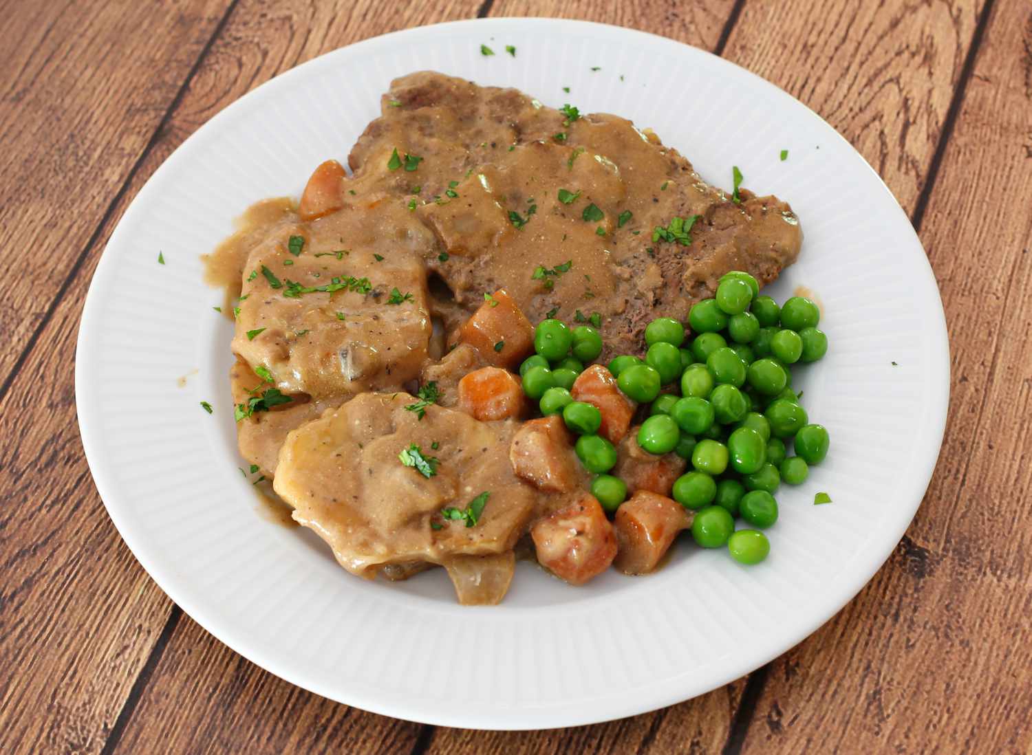 Cube Steak and Potato Casserole