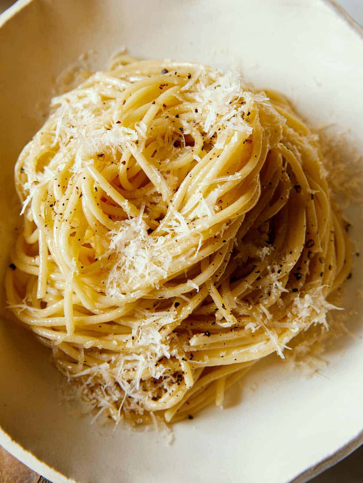 Cacio e Pepe con Brócoli
