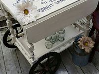 Industrial Chic Kitchen with Tea Cart