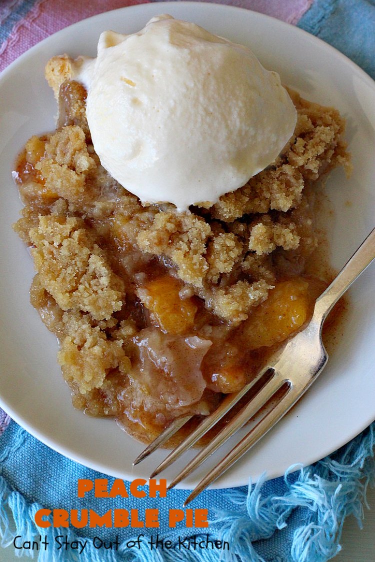 Thermomix Peach Cobbler Cake with Maple Walnut Streusel Topping