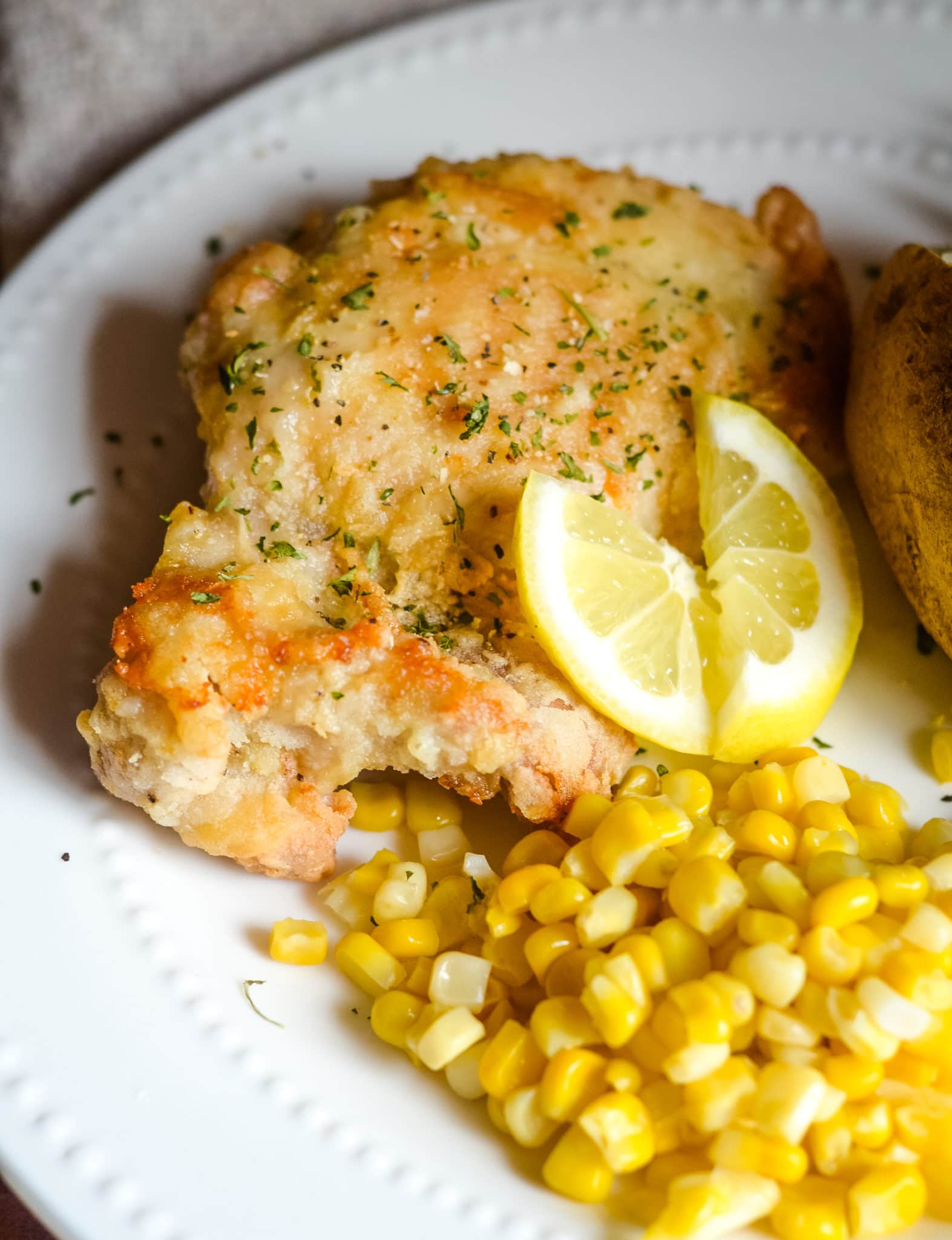 Lemon-Pepper Air Fryer Fried Chicken