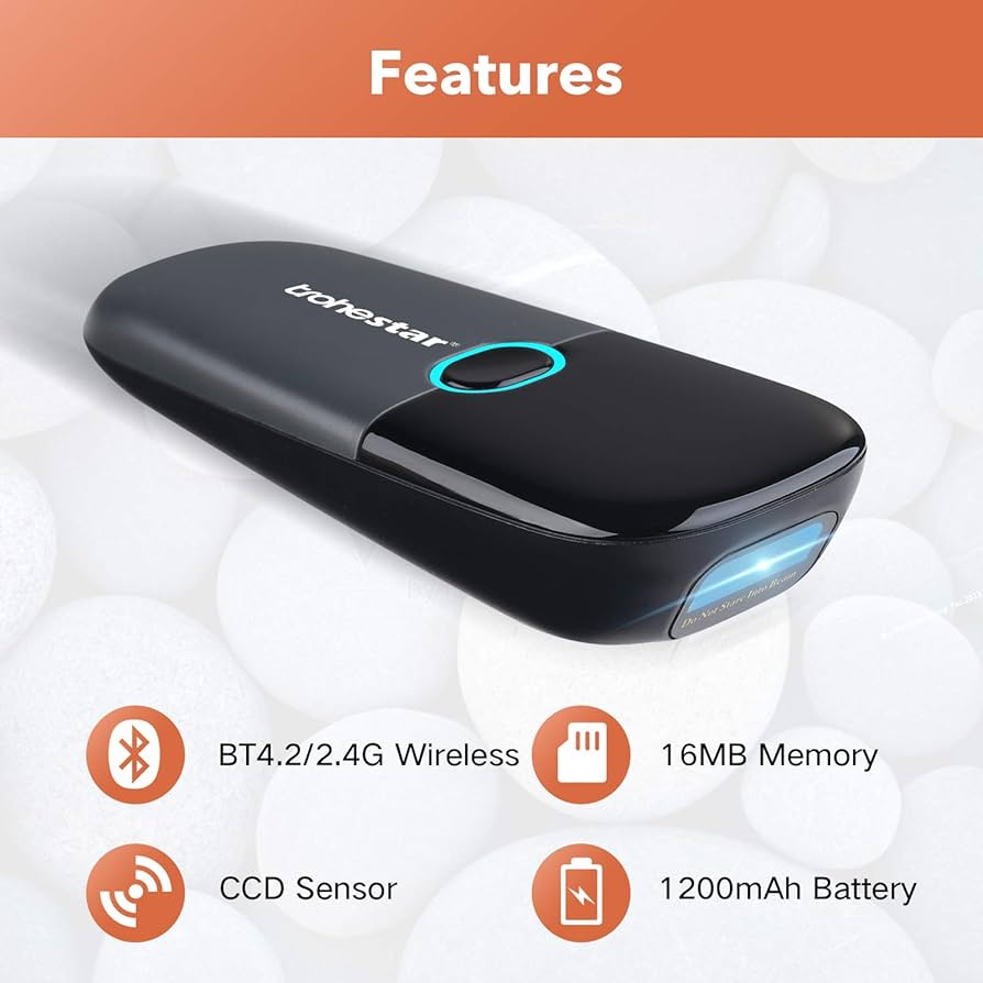 Trohestar Wireless Barcode Scanner