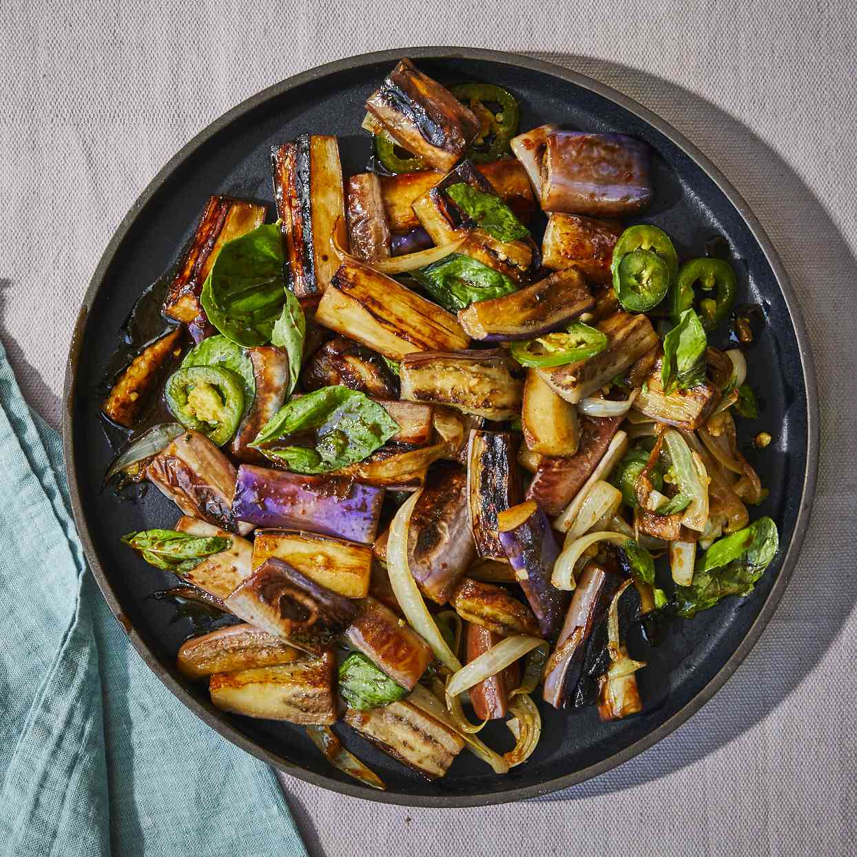 9. Mediterranean Eggplant Stir-Fry