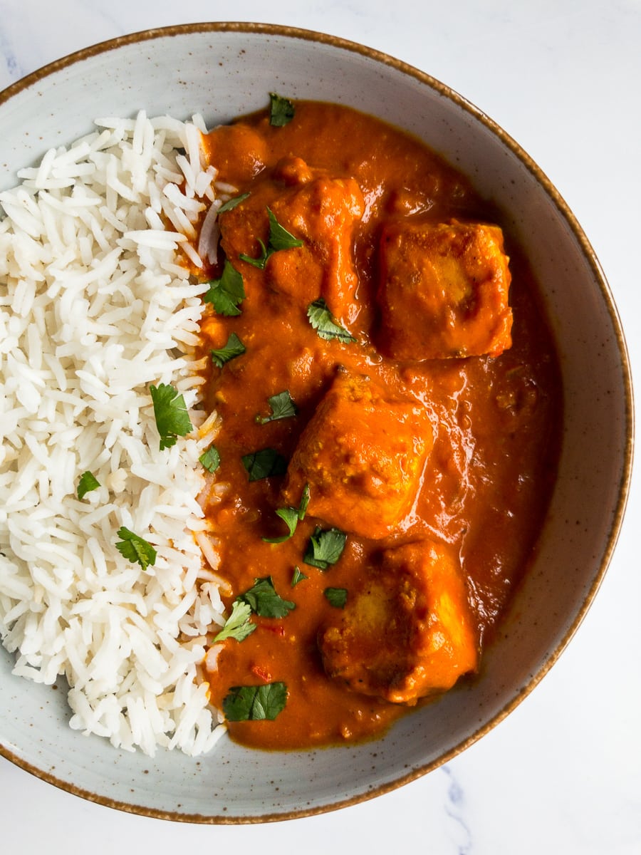 Paneer Tikka Masala with Coconut Milk