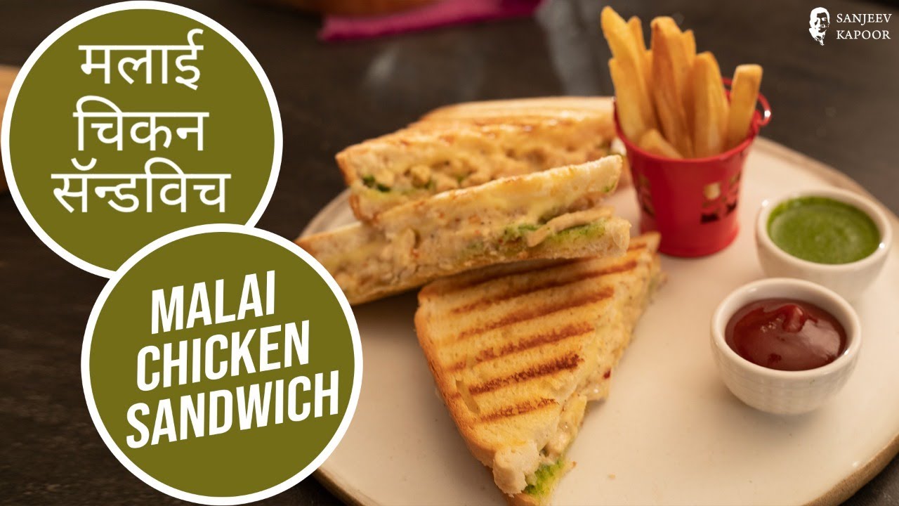 Malai Chicken Tikka Sandwich