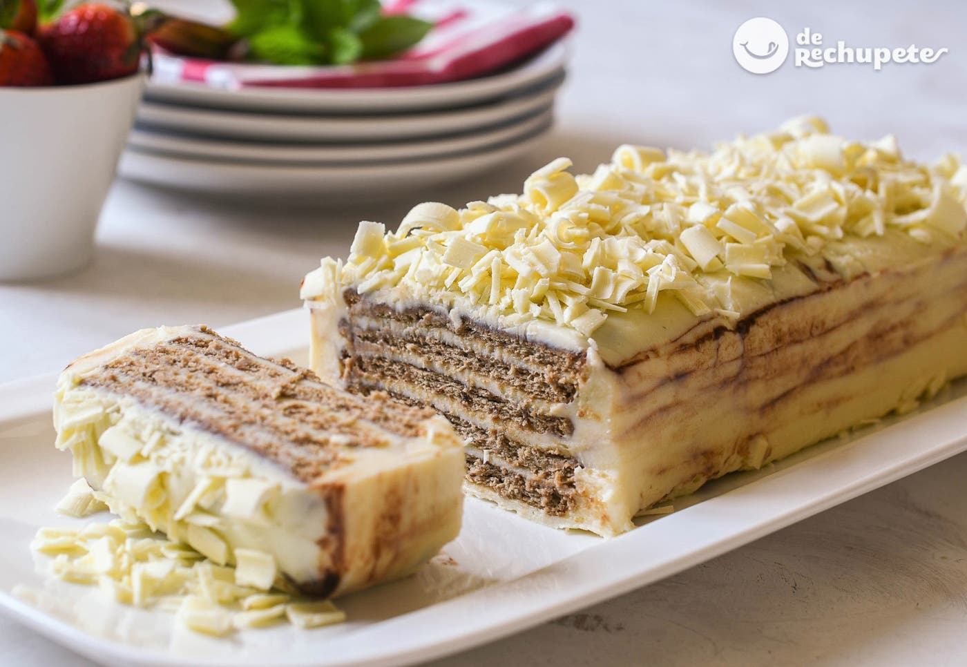 Tarta de la Abuela de chocolate blanco