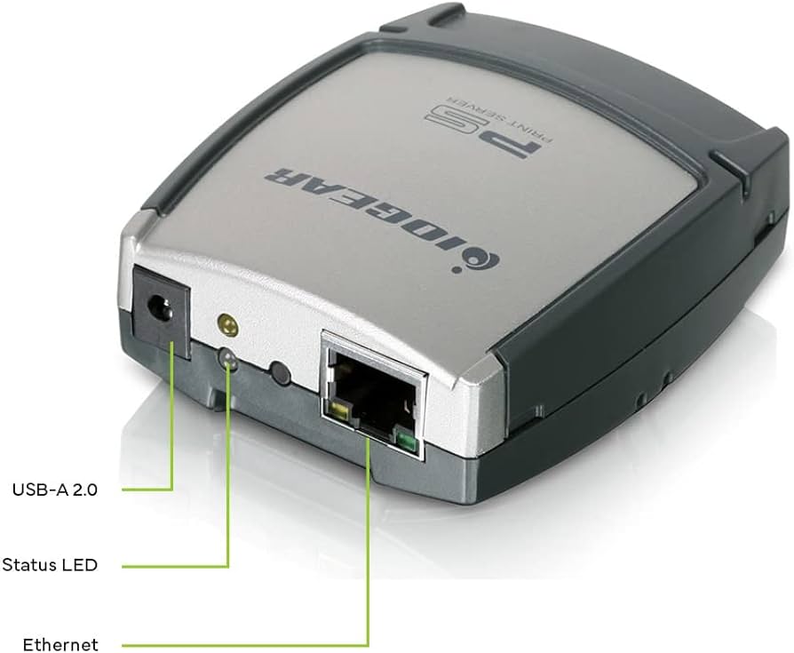IOGEAR 1-Port USB 2.0 Print Server
