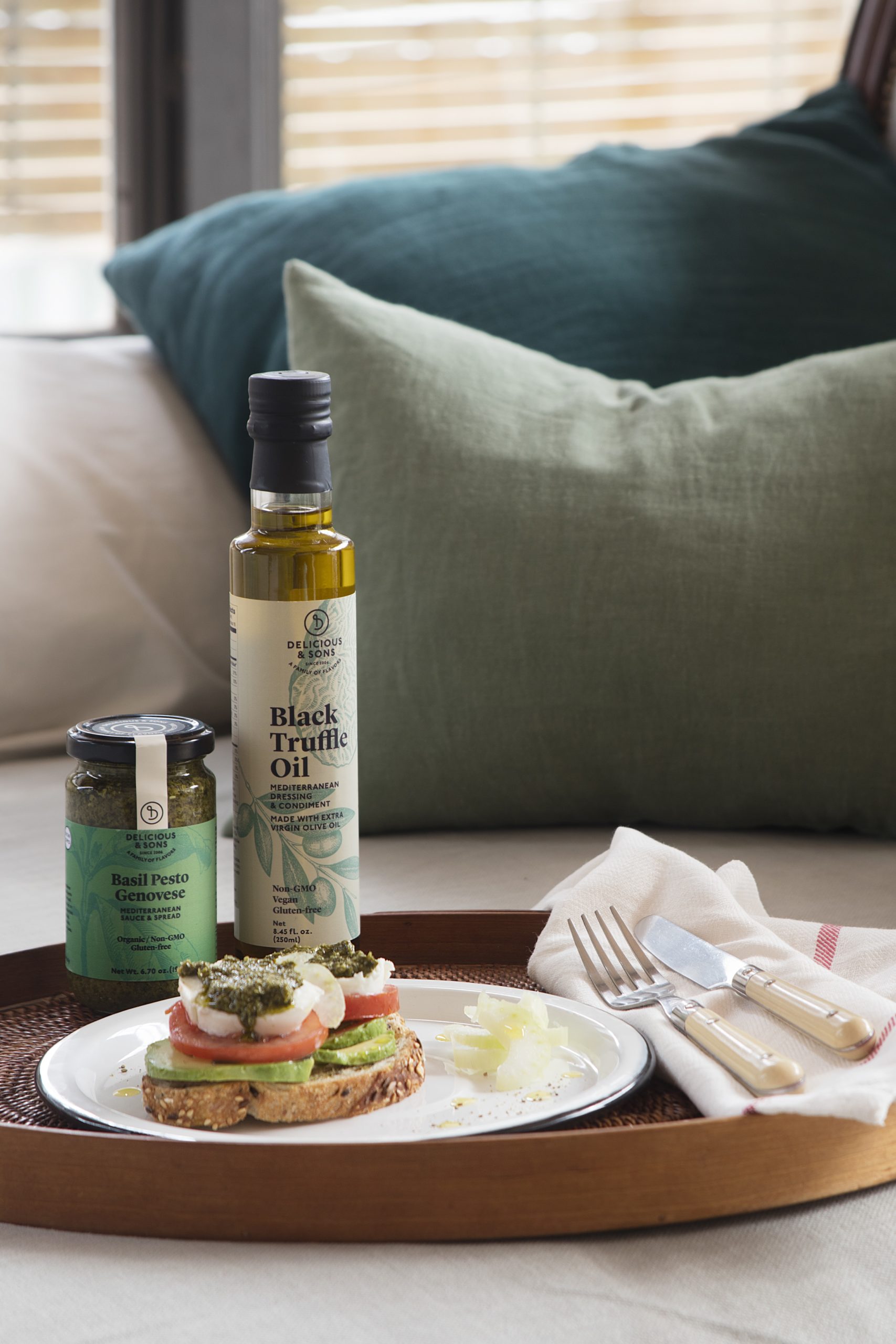 Pesto Genovese con aguacate