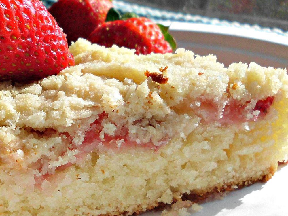 Strawberry Coffee Cake