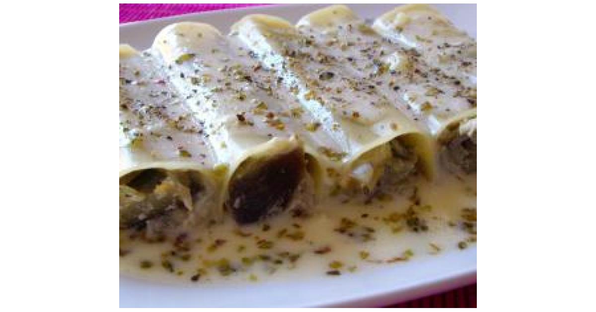 Canelones de berenjena con Thermomix