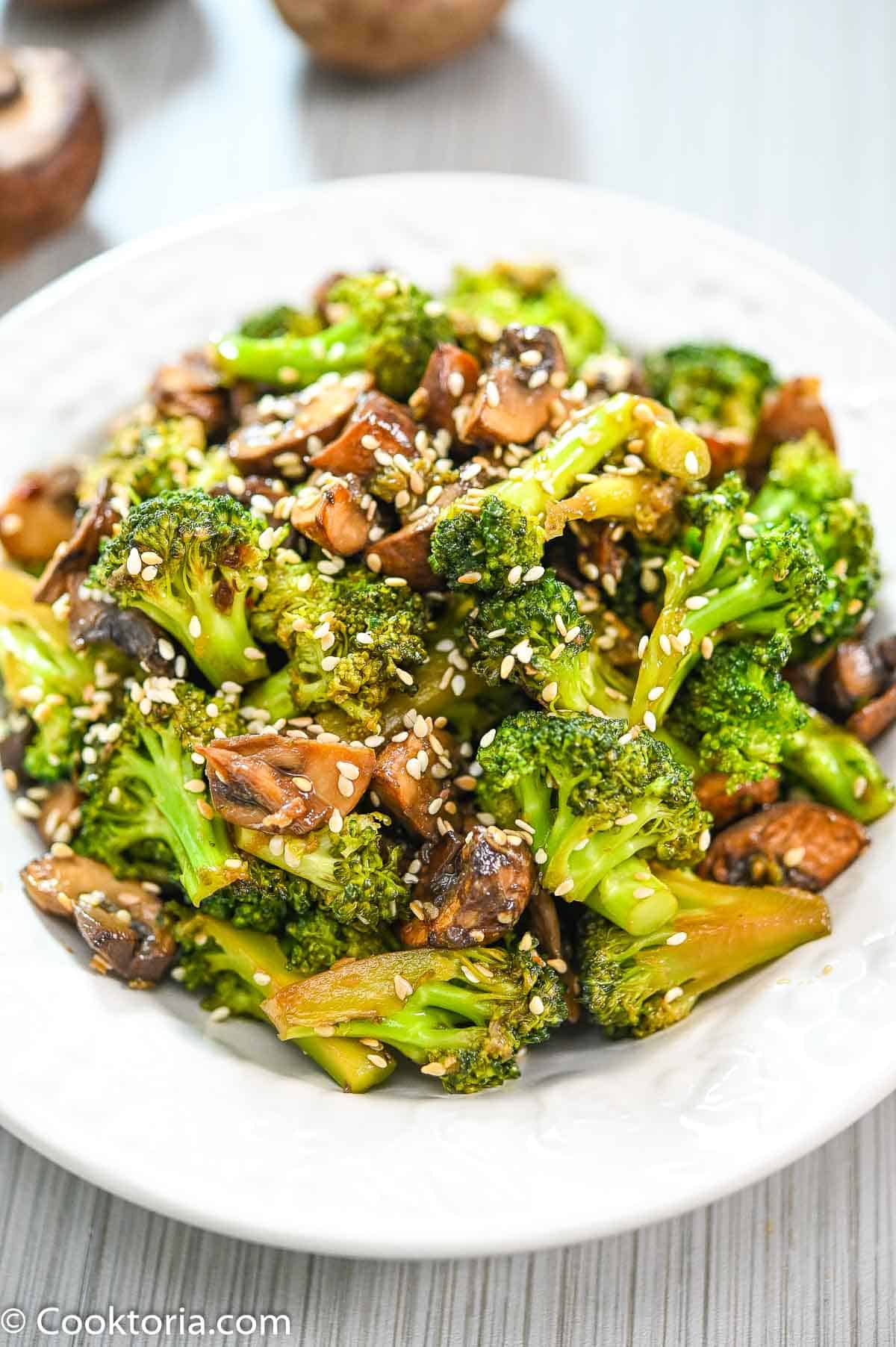 4. Mushroom and Broccoli Stir-Fry
