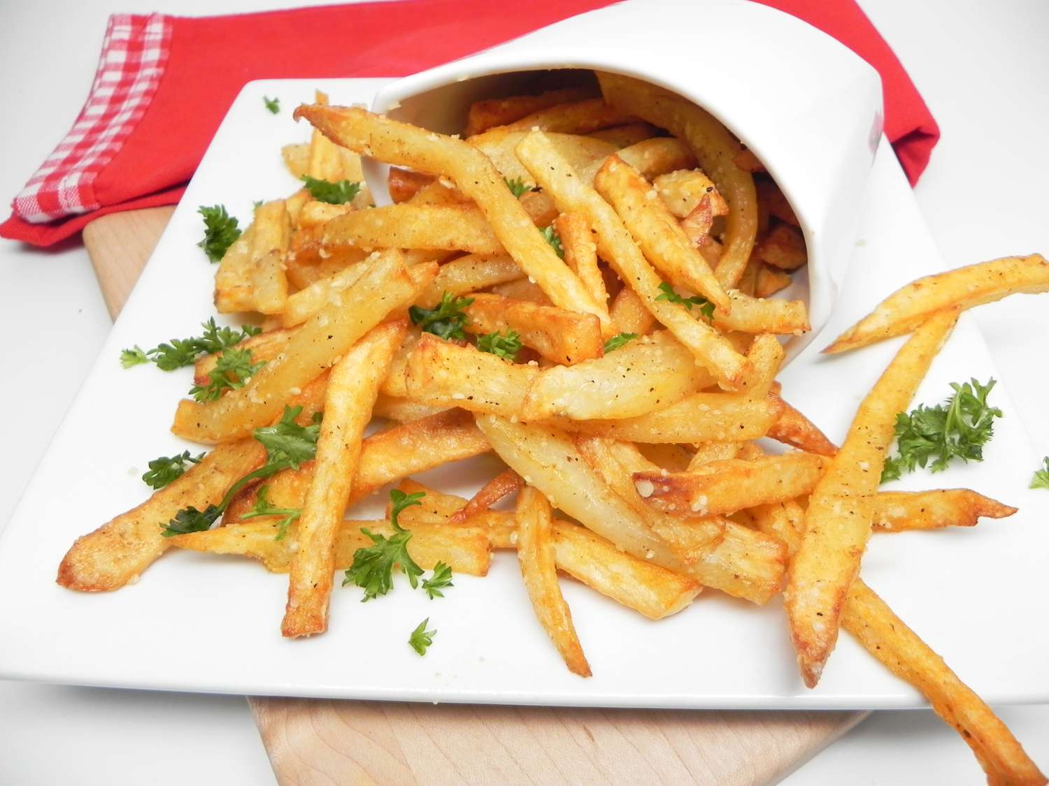 Truffle Parmesan Air Fryer French Fries