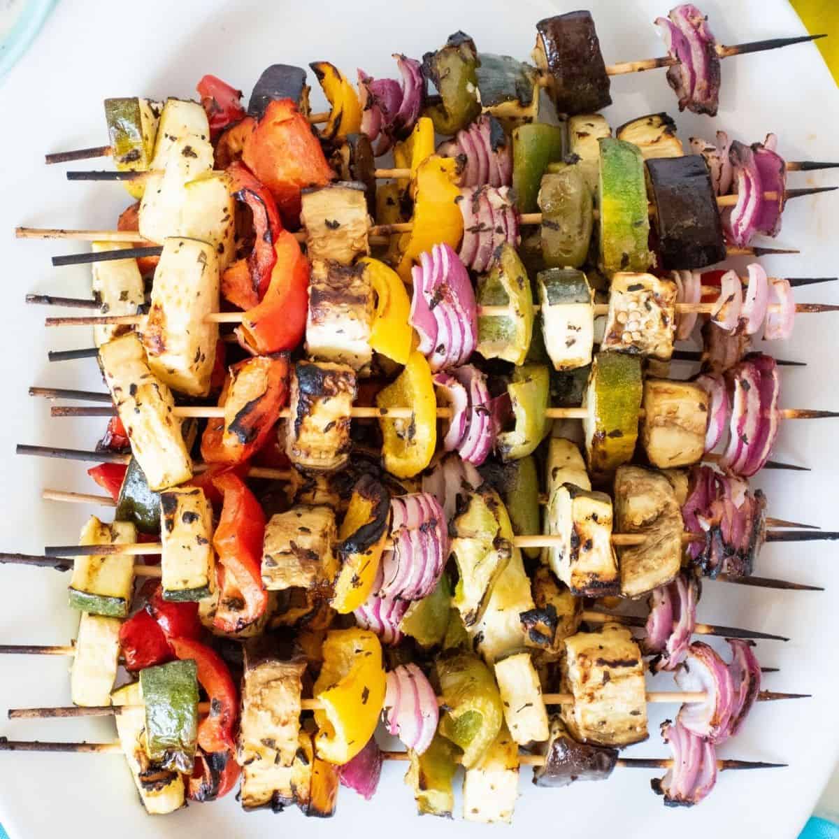 Greek-style Vegetable Skewers