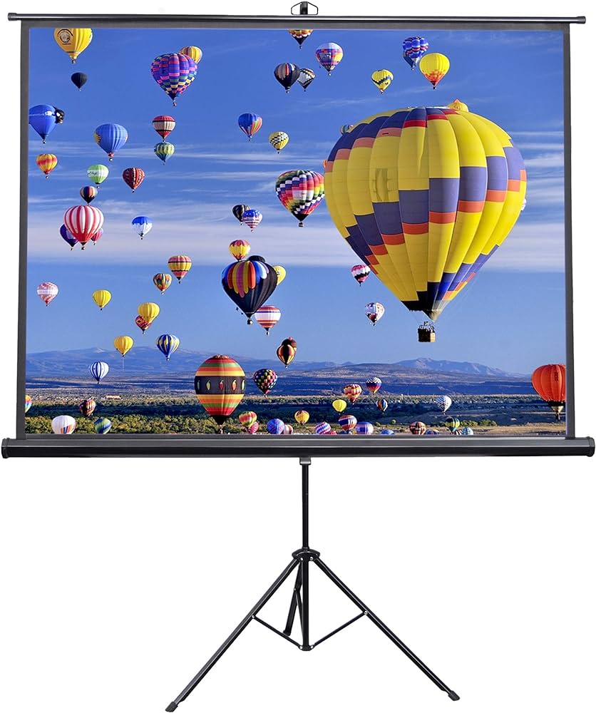 VIVO 84 inch Portable Indoor Outdoor Projector Screen