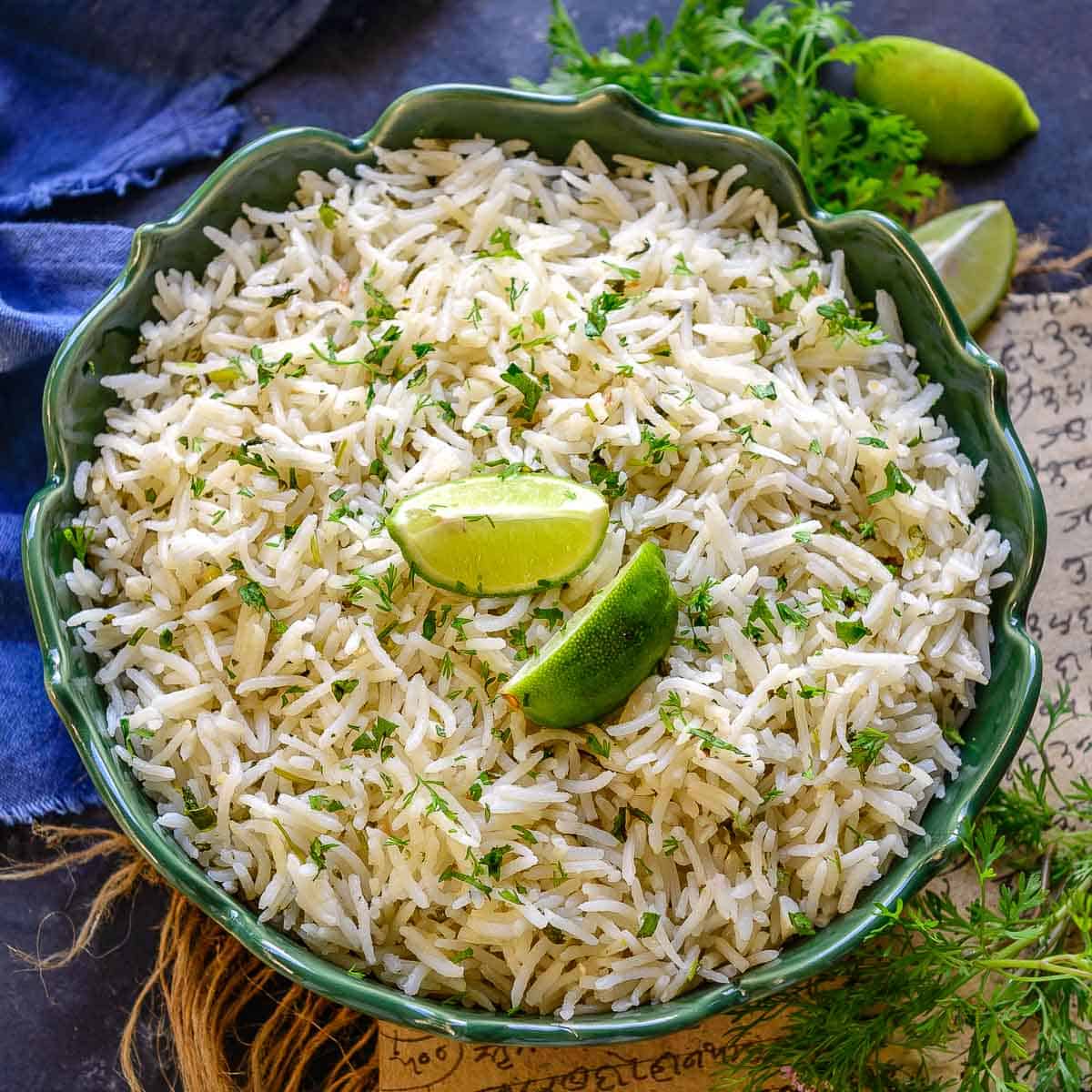 Lemon Rice with Cilantro