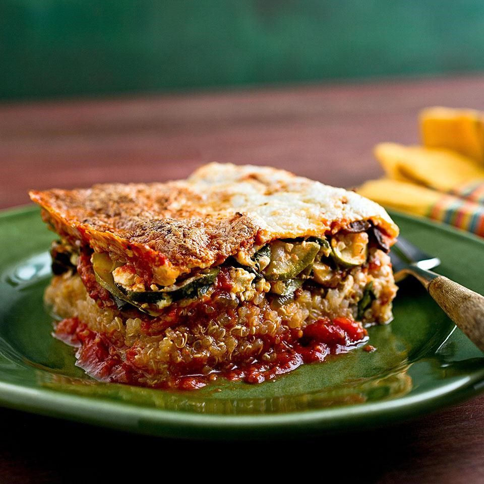 Quinoa and Vegetable Veggie Lasagna