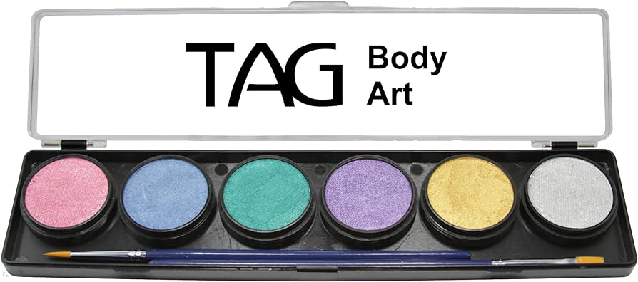 TAG Face Paints - Pearl Colors Palette