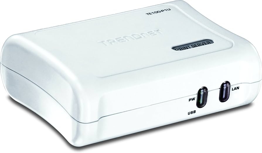 TRENDnet TE100-P1U 1-Port Print Server