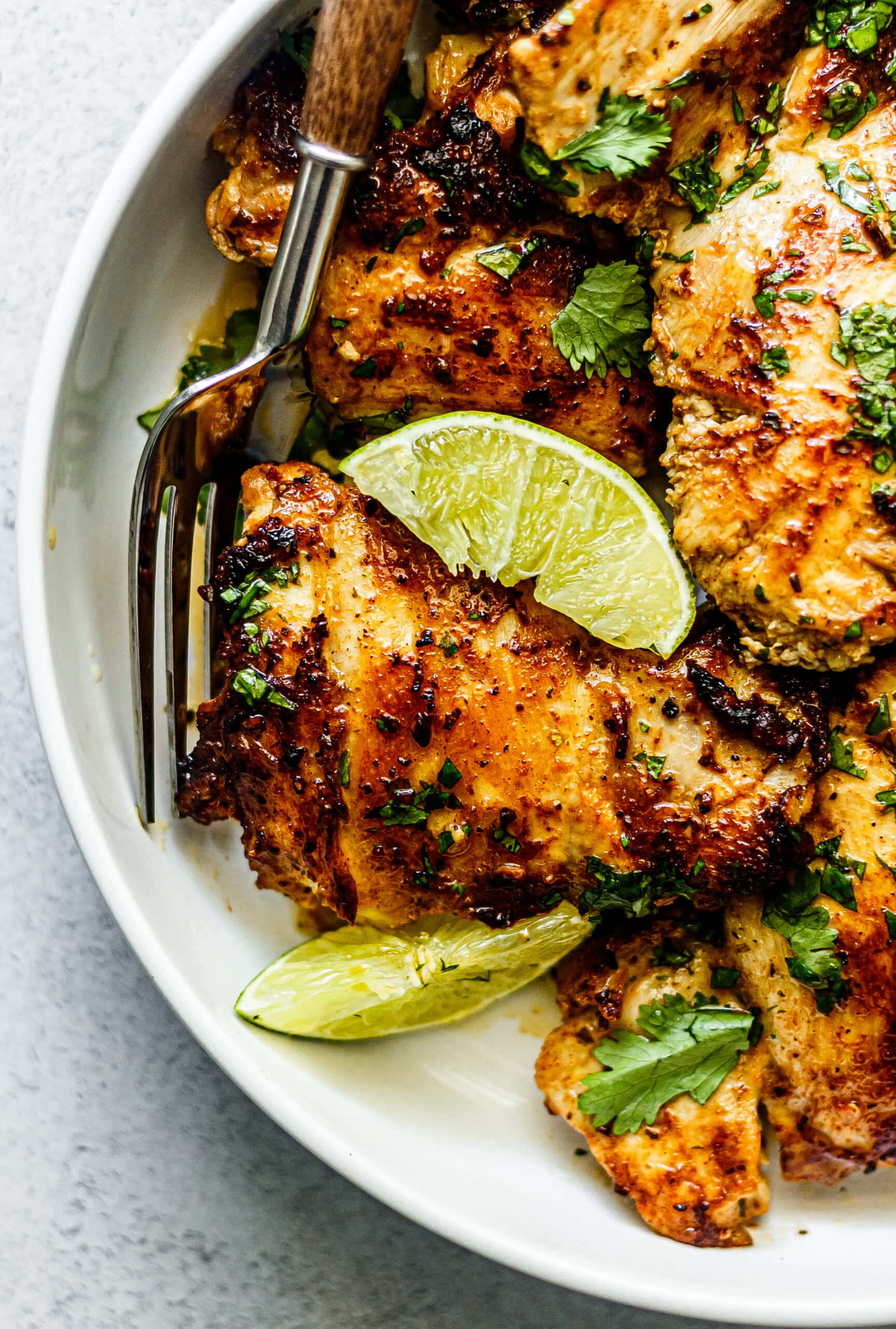 Lime and Cilantro Chicken Thighs