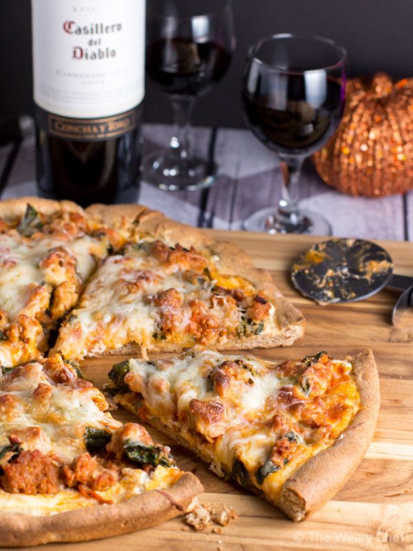 Pizza de berenjena y ricotta