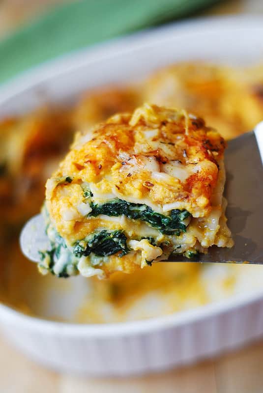 Butternut Squash and Sage Veggie Lasagna