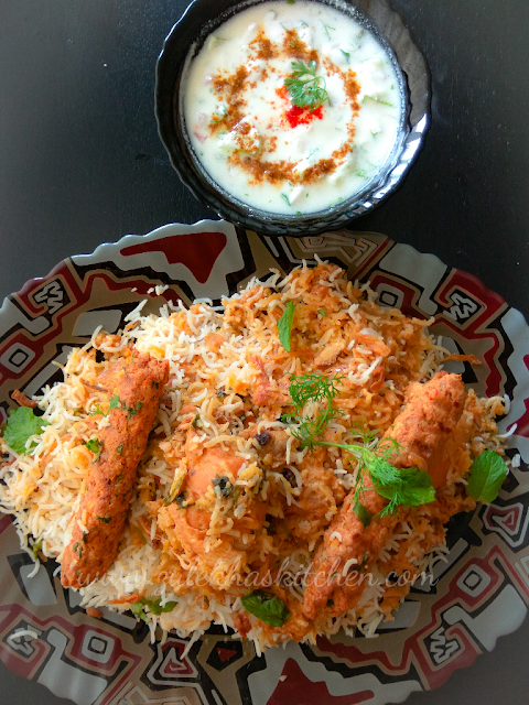 Malai Chicken Tikka Biryani