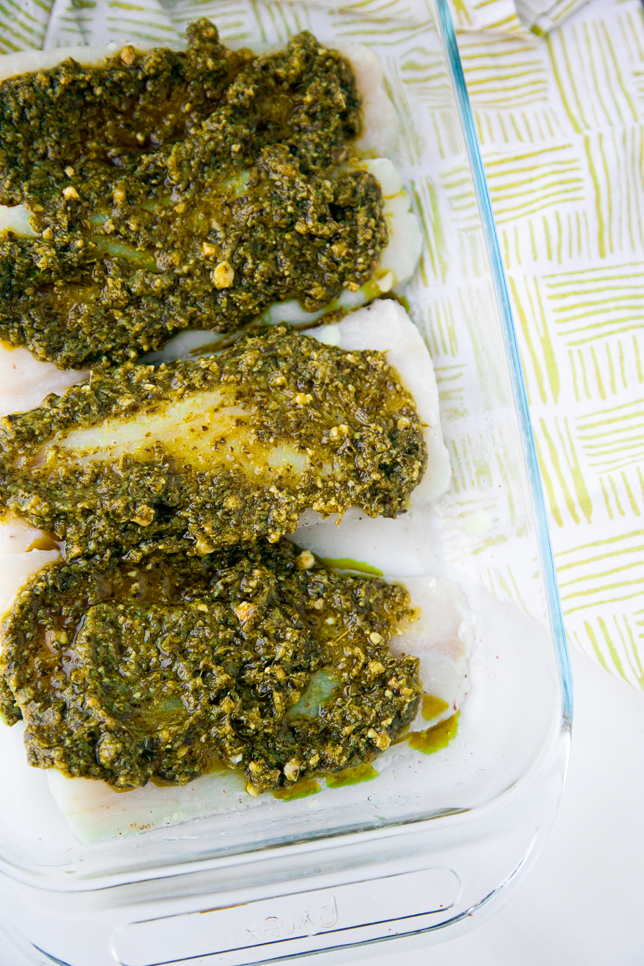 Cod with Pesto Crust
