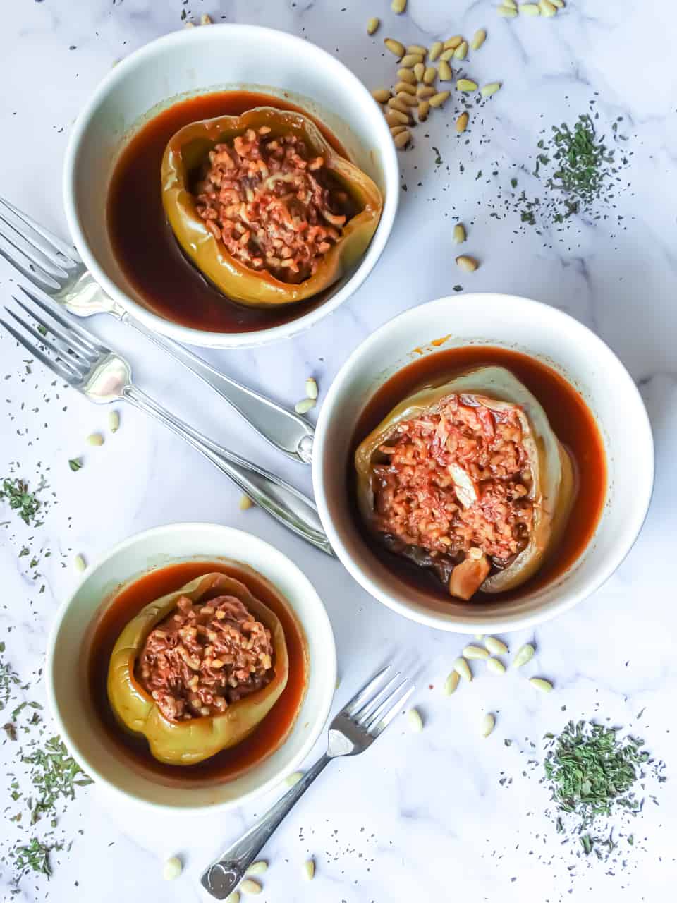 Middle Eastern Stuffed Bell Peppers
