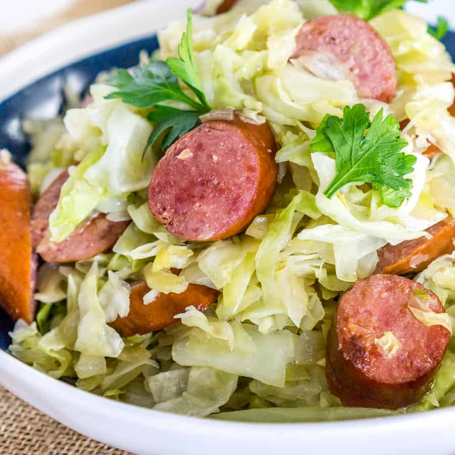 Kielbasa and Cabbage Stir-Fry