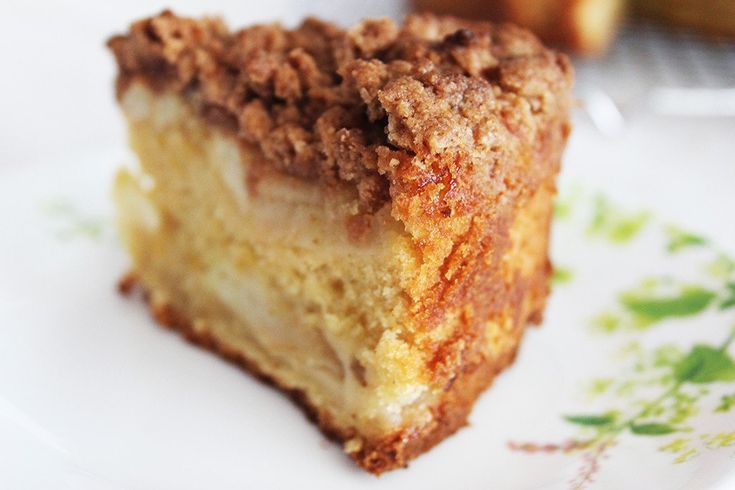 Thermomix Peach Cobbler Cake with Brown Sugar Streusel Topping