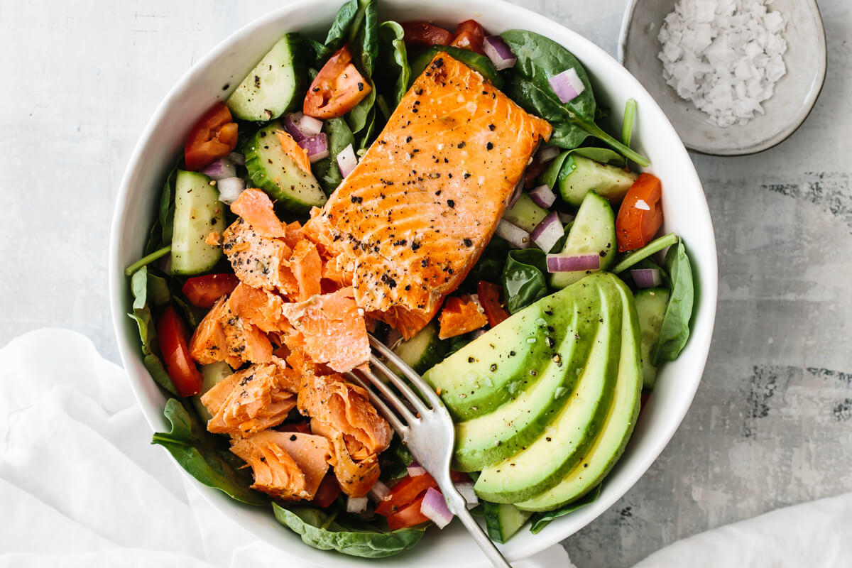 Salmon and Avocado Salad