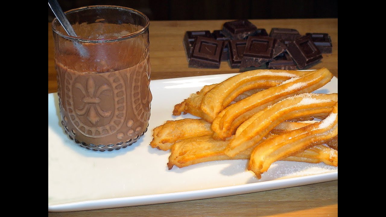 Receta de Churros con Chocolate - Youtuber de Cocina Española